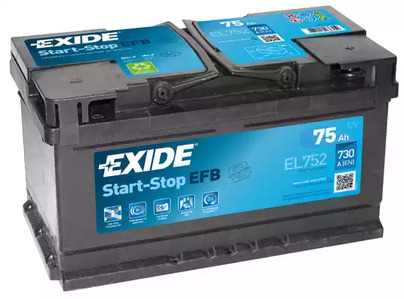 EL752 EXIDE Аккумулятор